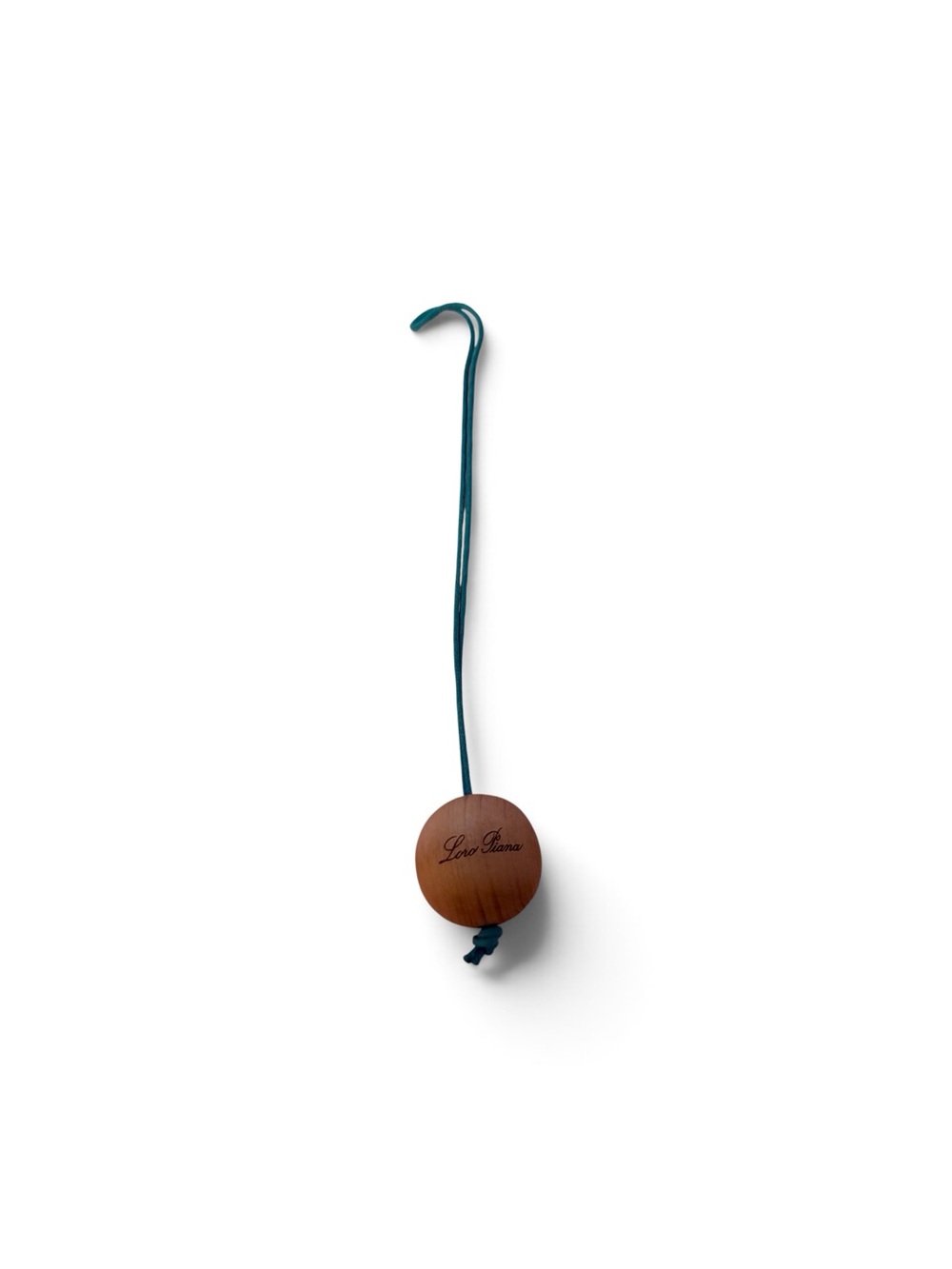 Cedar ball, moth repellent for closet or to use as charm. Loro Piana Charm